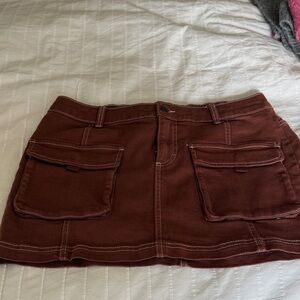 Wild Fable
Brown cargo mini skirt